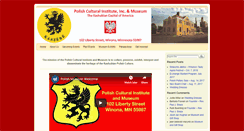 Desktop Screenshot of polishmuseumwinona.org