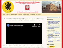 Tablet Screenshot of polishmuseumwinona.org